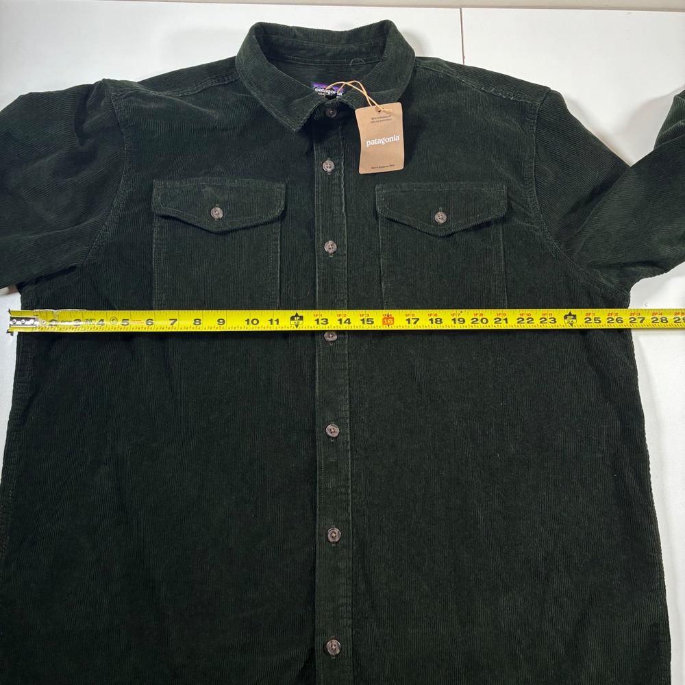 NEW Patagonia Corduroy Shirt 2XL Old Growth Green Shacket 42445 OLGG - Picture 8 of 10